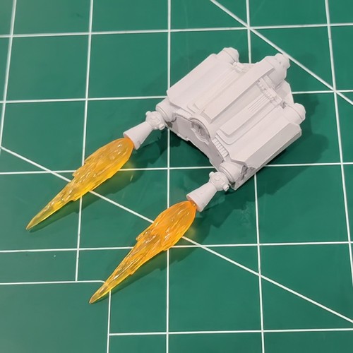 Custom jet pack with - pack, flames