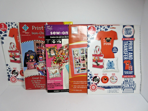 Print transfer iron on - &,